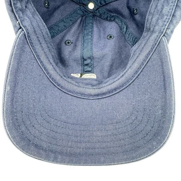 Vineyard Vines Classic Whale Logo Baseball Cap Blue Cotton Adjustable O/S - Picture 7 of 12